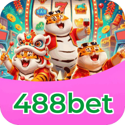 Catálogo slots 488bet mostrando top jogos Gates Olympus Sweet Bonanza Fortune Tiger Big Bass volatilidade RTP
